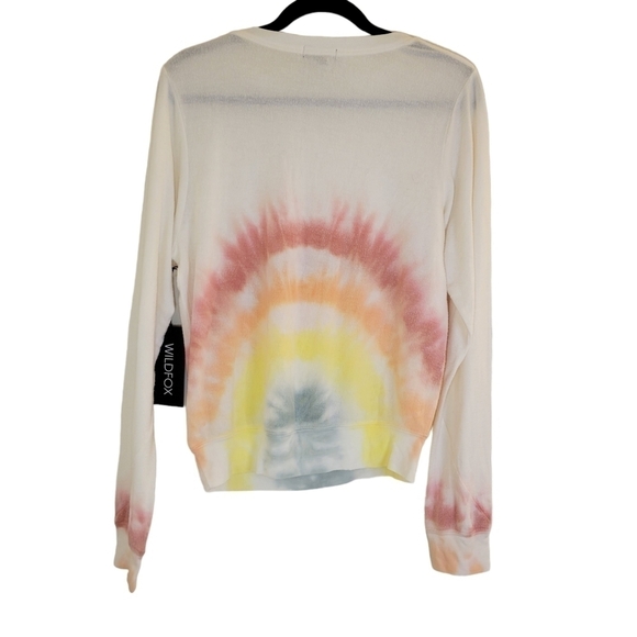 Wildfox Rainbow Tie Dye Oversized Sweatshirt - Picture 12 of 13